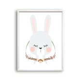 Peinture Sweet rabbit - Animaux de la forêt / Forêt / 40x30cm