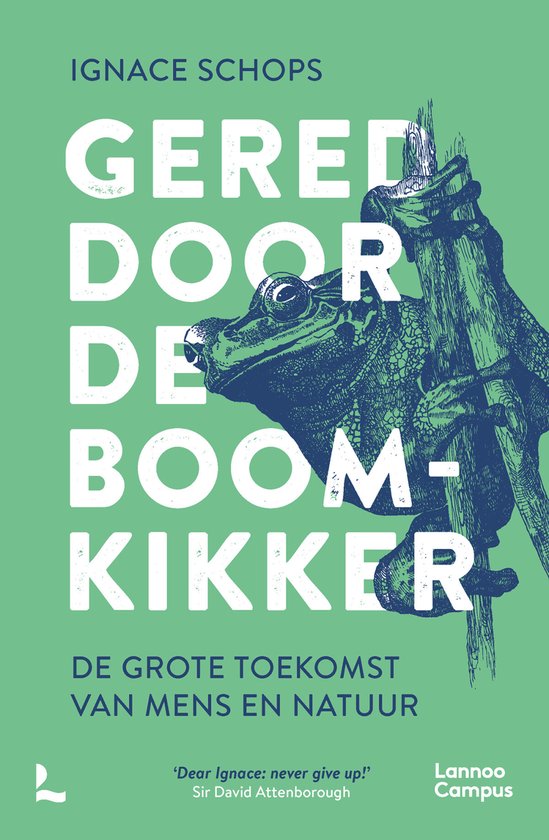 Gered door de boomkikker - cover
