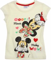 Minnie Mouse - T-shirt Minnie Mouse - meisjes - 122/128
