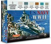 Lifecolor CS25 US Navy Ships WWII Set2 + 6 pipetjes 2ml