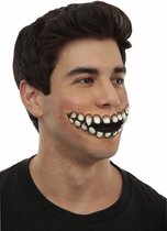 applicatieset Creepy Grin latex zwart/wit