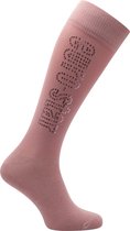 Euro-star - Bootsocks ESPicky - Paardrijsokken - Kousen - Nostalgie Pink - Maat 35-38