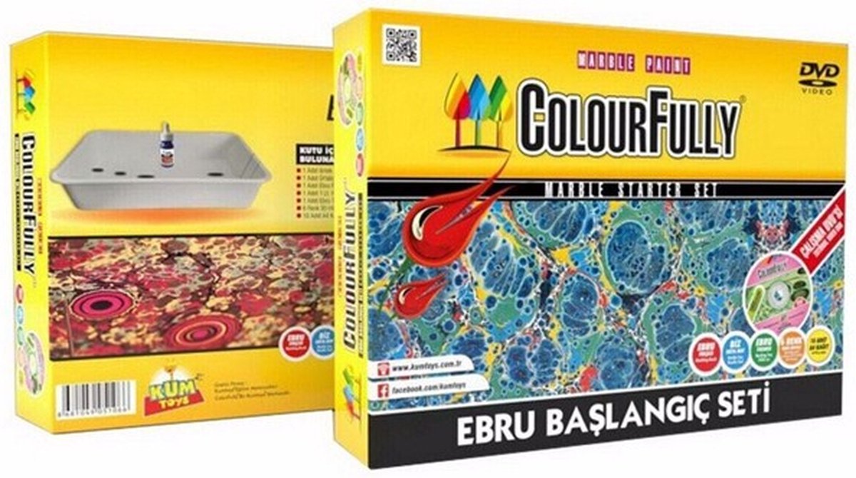 Kumtoys® Marbling set - Montessori speelgoed - Speelgoed meisjes en jongens - Knutselen meisjes en jongens - Spellen - Spelletjes voor kinderen - Kinderspeelgoed — afbeelding 6