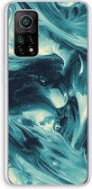 Case Company® - Xiaomi Mi 10T hoesje - Dreaming About Whales - Soft Cover Telefoonhoesje - Bescherming aan alle Kanten en Schermrand