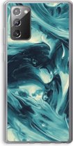 Case Company® - Samsung Galaxy Note 20 / Note 20 5G hoesje - Dreaming About Whales - Soft Cover Telefoonhoesje - Bescherming aan alle Kanten en Schermrand
