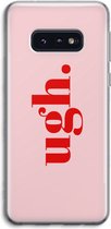 Case Company® - Samsung Galaxy S10e hoesje - Ugh - Soft Cover Telefoonhoesje - Bescherming aan alle Kanten en Schermrand