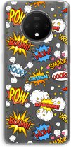 Case Company® - OnePlus 7T hoesje - Pow Smack - Soft Cover Telefoonhoesje - Bescherming aan alle Kanten en Schermrand