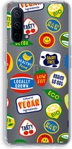 Case Company® - OnePlus Nord CE 5G hoesje - Fruitsticker - Soft Cover Telefoonhoesje - Bescherming aan alle Kanten en Schermrand