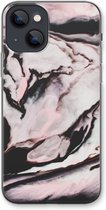 Case Company® - iPhone 13 hoesje - Roze stroom - Soft Cover Telefoonhoesje - Bescherming aan alle Kanten en Schermrand