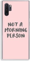 Case Company® - Samsung Galaxy Note 10 Plus hoesje - Morning person - Soft Cover Telefoonhoesje - Bescherming aan alle Kanten en Schermrand