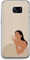Case Company® - Samsung Galaxy S7 Edge hoesje - Fresh coffee - Soft Cover Telefoonhoesje - Bescherming aan alle Kanten en Schermrand