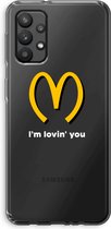 Case Company® - Samsung Galaxy A32 4G hoesje - I'm lovin' you - Soft Cover Telefoonhoesje - Bescherming aan alle Kanten en Schermrand