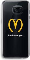 Case Company® - Samsung Galaxy S7 Edge hoesje - I'm lovin' you - Soft Cover Telefoonhoesje - Bescherming aan alle Kanten en Schermrand