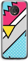 Case Company® - Motorola Moto G6 hoesje - Pop Art #3 - Soft Cover Telefoonhoesje - Bescherming aan alle Kanten en Schermrand
