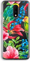 Case Company® - OnePlus 7 hoesje - Papegaaien - Soft Cover Telefoonhoesje - Bescherming aan alle Kanten en Schermrand