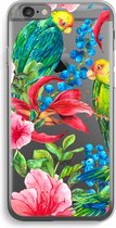 Case Company® - iPhone 6 / 6S hoesje - Papegaaien - Soft Cover Telefoonhoesje - Bescherming aan alle Kanten en Schermrand