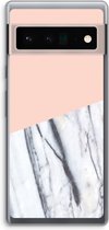Case Company® - Google Pixel 6 Pro hoesje - A touch of peach - Soft Cover Telefoonhoesje - Bescherming aan alle Kanten en Schermrand