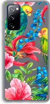 Case Company® - Samsung Galaxy S20 FE / S20 FE 5G hoesje - Papegaaien - Soft Cover Telefoonhoesje - Bescherming aan alle Kanten en Schermrand