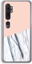 Case Company® - Xiaomi Mi Note 10 hoesje - A touch of peach - Soft Cover Telefoonhoesje - Bescherming aan alle Kanten en Schermrand
