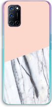 Case Company® - Oppo A52 hoesje - A touch of peach - Soft Cover Telefoonhoesje - Bescherming aan alle Kanten en Schermrand