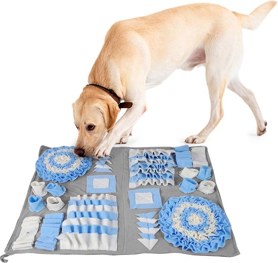 Snuffelmat Hond - Likmat Hond - Honden Speelgoed Intelligentie - Anti Schrokbak Hond - Honden Speeltjes - 100cmx80cm