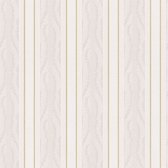AS Creation Let´s get stripy 2 - KLASSIEKE STREEP BEHANG - beige met goud accent - 1005 x 53 cm