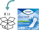 12 pakken TENA Discreet Extra - 12 x 20 = 240 stuks
