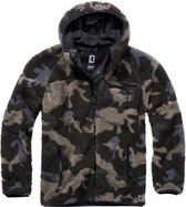 Urban Classics Jacket -S- Teddyfleece Worker Zwart