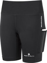 Ronhill Tech Revive Stretch Short Dames - Sportbroeken - zwart - maat S