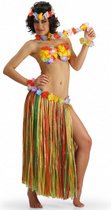 verkleedset Hawaii dames 70 cm polyester 6-delig