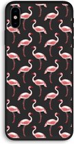 Case Company® - iPhone XS hoesje - Flamingo - Biologisch Afbreekbaar Telefoonhoesje - Bescherming alle Kanten en Schermrand