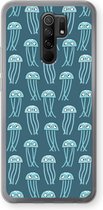 Case Company® - Xiaomi Redmi 9 hoesje - Kwallie - Soft Cover Telefoonhoesje - Bescherming aan alle Kanten en Schermrand