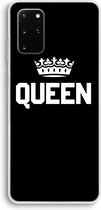 Case Company® - Samsung Galaxy S20 Plus hoesje - Queen zwart - Soft Cover Telefoonhoesje - Bescherming aan alle Kanten en Schermrand