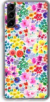 Case Company® - Samsung Galaxy S21 Plus hoesje - Little Flowers - Soft Cover Telefoonhoesje - Bescherming aan alle Kanten en Schermrand