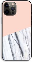 Case Company® - iPhone 12 Pro Max hoesje - A touch of peach - Biologisch Afbreekbaar Telefoonhoesje - Bescherming alle Kanten en Schermrand