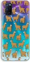 Case Company® - Oppo A52 hoesje - Alpacas - Soft Cover Telefoonhoesje - Bescherming aan alle Kanten en Schermrand