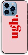 Case Company® - iPhone 13 Pro hoesje - Ugh - Biologisch Afbreekbaar Telefoonhoesje - Bescherming alle Kanten en Schermrand