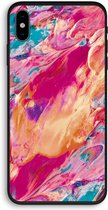 Case Company® - iPhone XS hoesje - Pastel Echoes - Biologisch Afbreekbaar Telefoonhoesje - Bescherming alle Kanten en Schermrand