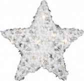 kerstster Maisie led 50 x 8 cm staal wit