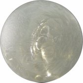 decoratie bol led 25 cm glas wit/transparant
