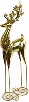hertenbeeld Oguzhan 60 cm metaal goud