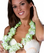 verkleedkrans Hawaii polyester groen mt one-size
