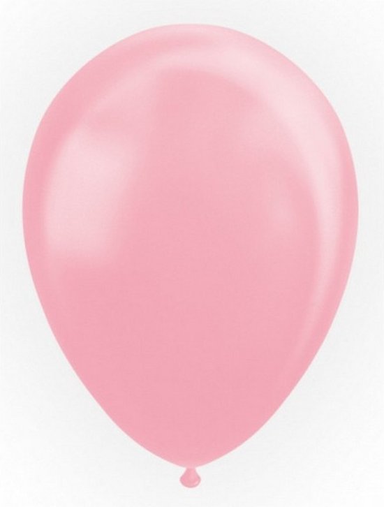 ballonnen 30,5 cm latex roze parelmoer 50 stuks