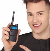 walkie talkie 20 cm zwart