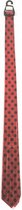 stropdas kleine piraten 145 cm zijde rood/zwart