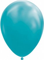 ballonnen 30 cm latex turquoise 25 stuks