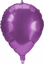 folieballon 15 x 20 cm paars