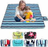 Picknickmat - 200x200cm - Draagbare Opvouwbare Picknickmat - Outdoor Camping Mat - Bedrukt Dikker Vochtbestendige Pad - Stranddeken - Baby Toeristenmat - Bloemen