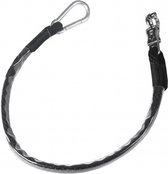 vastzetlijn Lanyard polyester 90 cm zwart