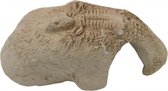 terrarium Fossil 12 x 11 cm keramiek grijs